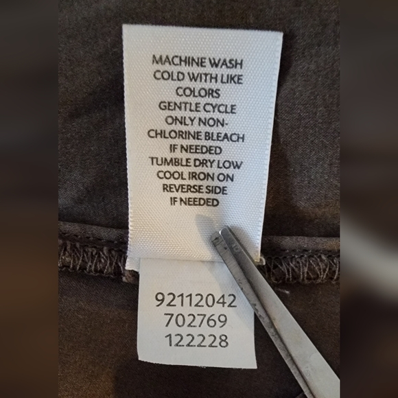 J. Jill Silk Cotton Sleeveless V Neck Blouse Taupe Medium - Picture 4 of 7